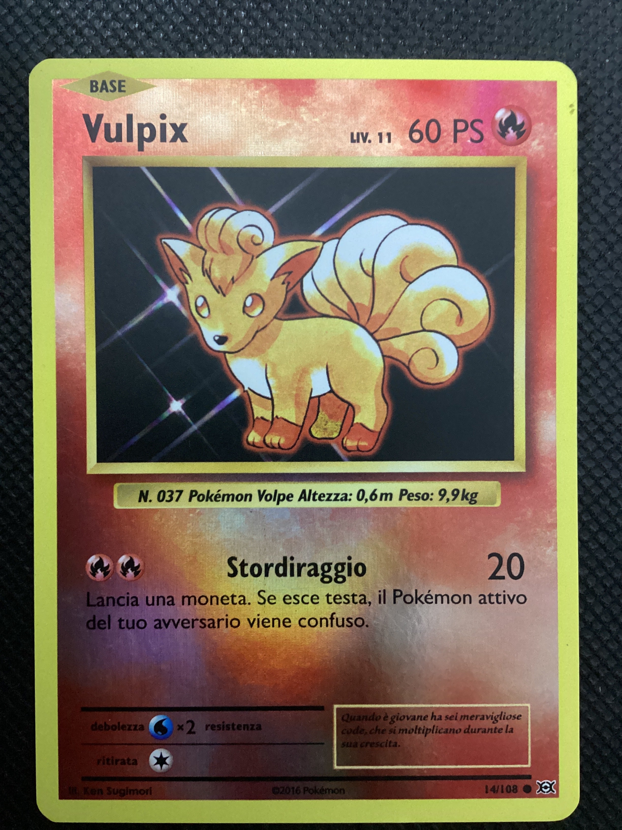 014-108 Vulpix Reverse Holo EVO Evoluzioni ITA EXCELLENT