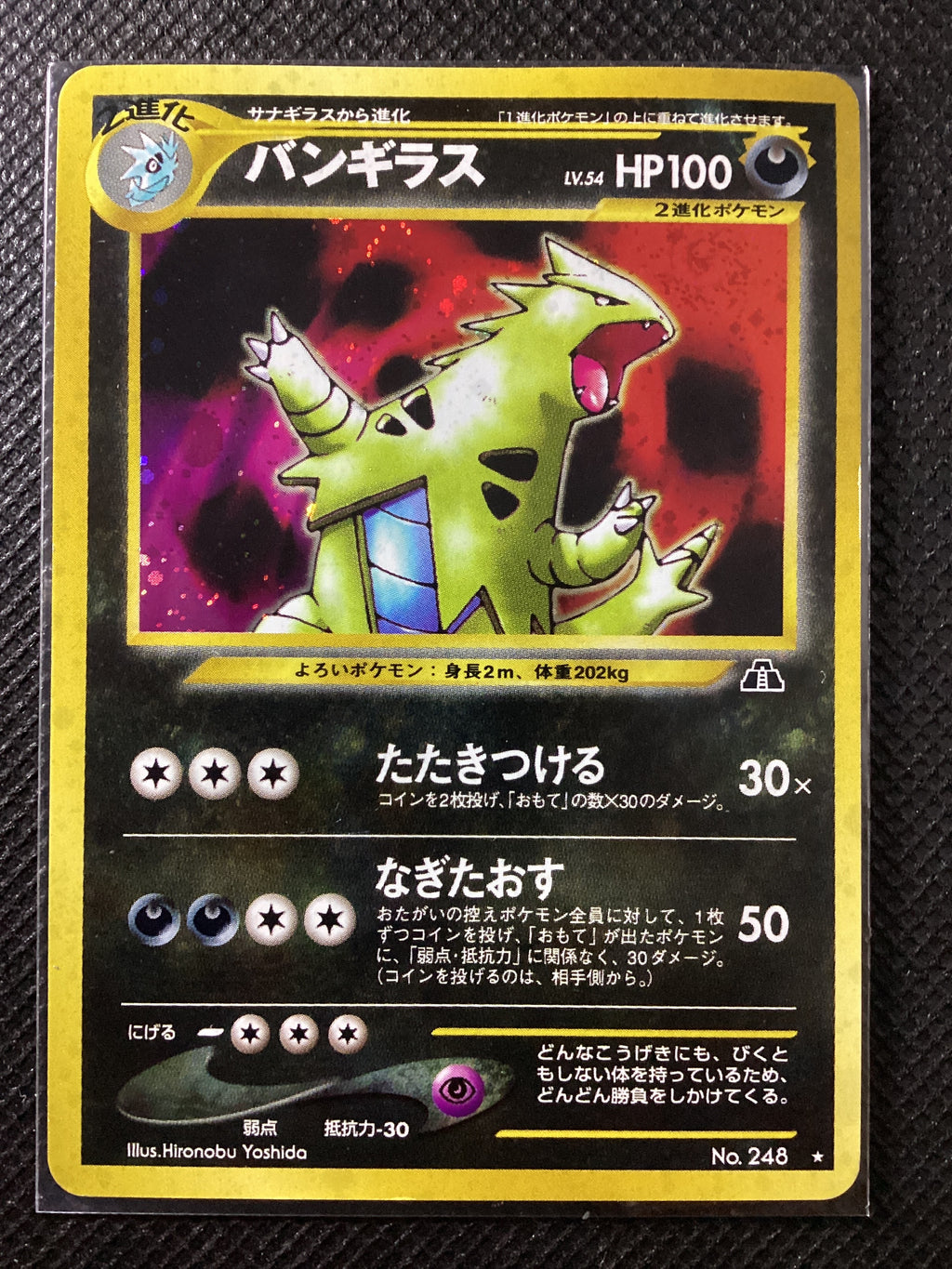248 Tyranitar N2 Crossing the Ruins... JAP EXCELLENT