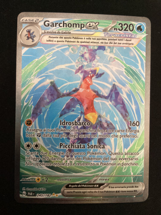 245-182 Garchomp ex Teracristal Alternative Art PAR Paradosso Temporale ITA NM