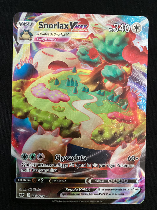 142-202 Snorlax VMAX SSH Spada e Scudo ITA NM