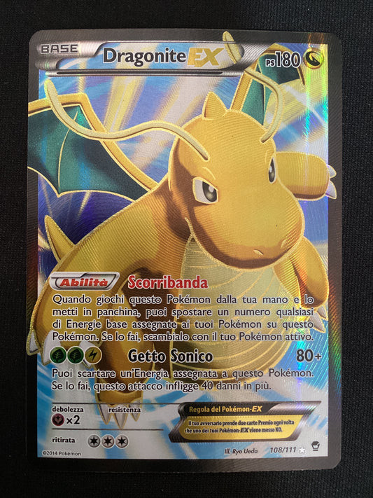 108-111 Dragonite EX Full Art FFI Colpi Furiosi ITA EXCELLENT