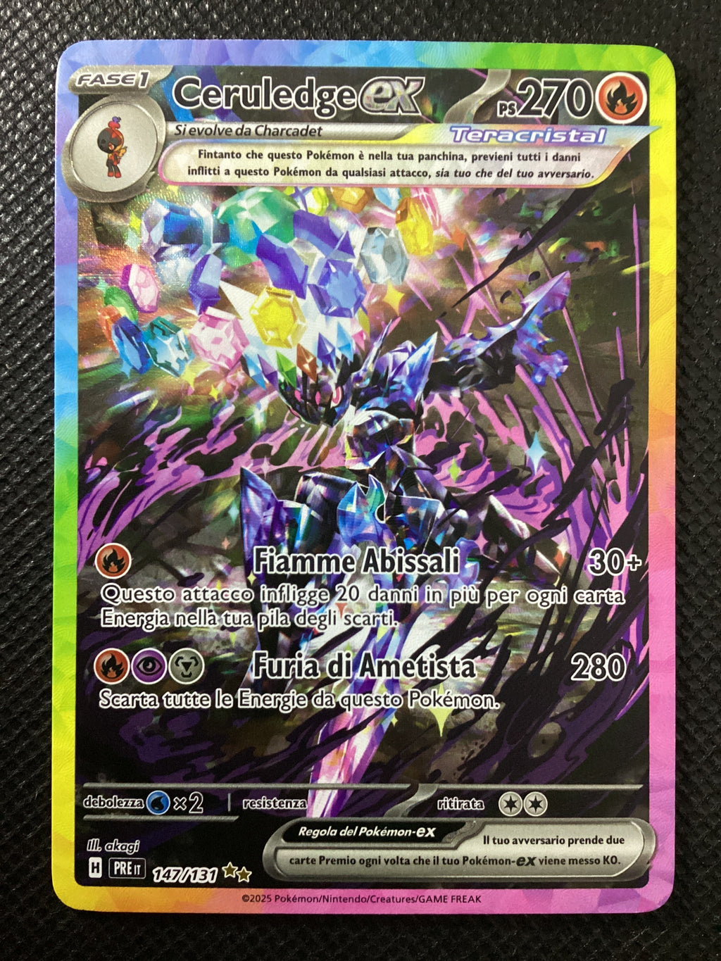 147-131 Ceruledge ex PRE Evoluzioni Prismatiche ITA NM