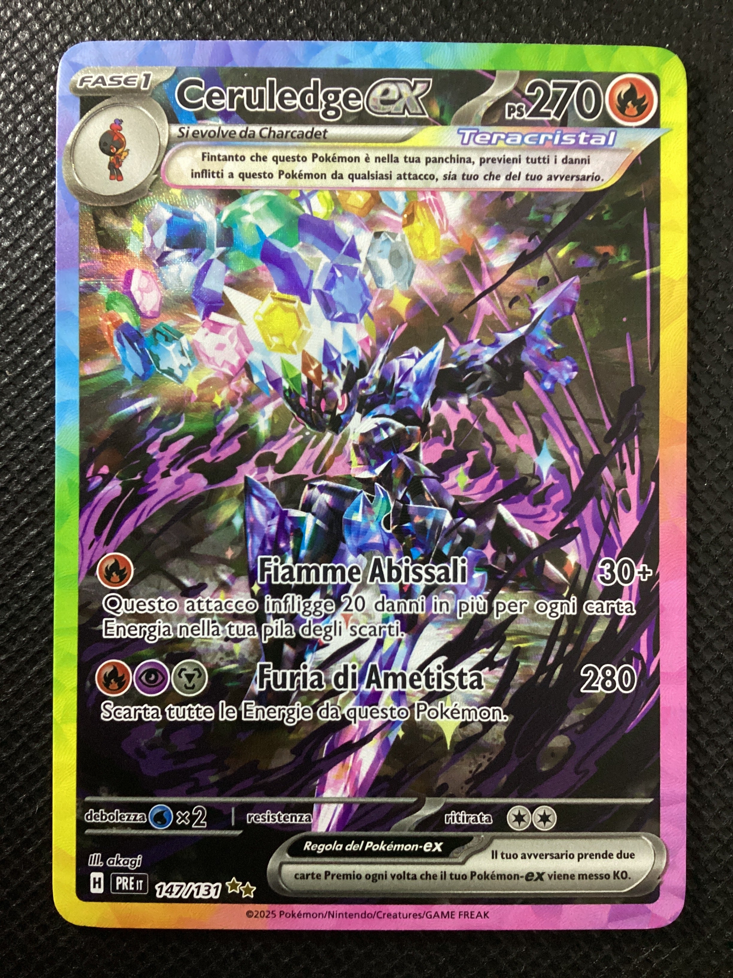 147-131 Ceruledge ex PRE Evoluzioni Prismatiche ITA NM