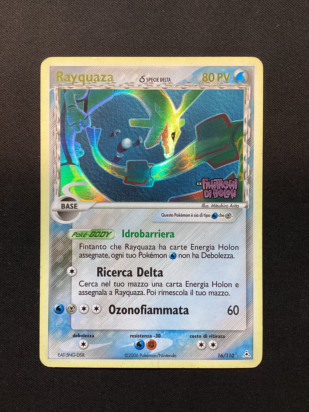 16-110 Rayquaza δ Delta Species HP Fantasmi di Holon STAMPED ITA GOOD/LIGHT PLAYED