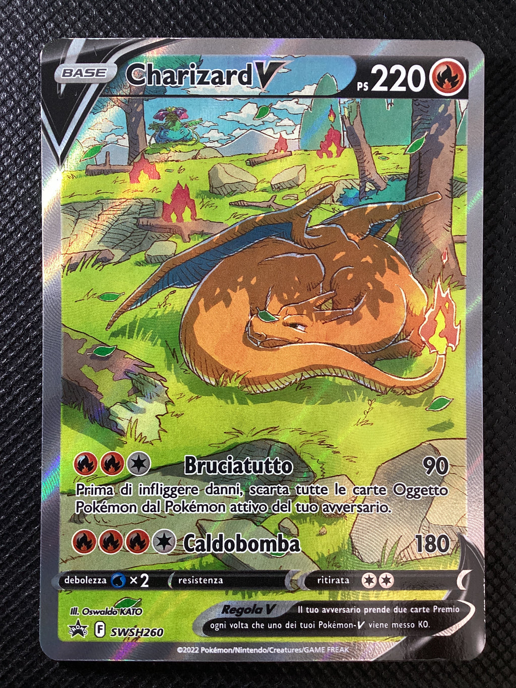 Promo SWSH260 Charizard V Alternative Art Promo Spada e Scudo ITA NM