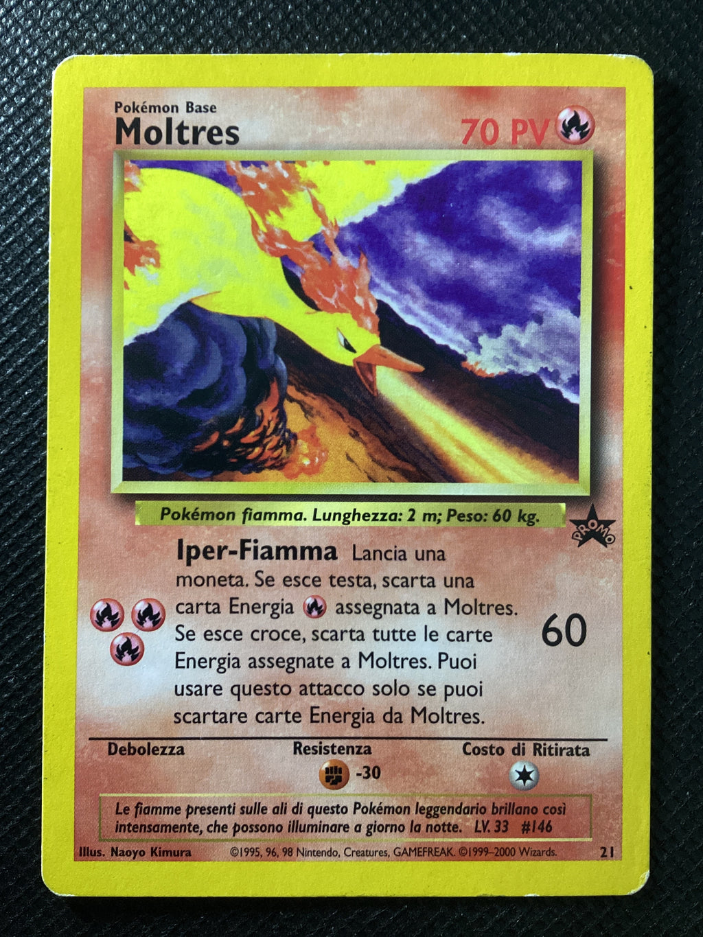 021 Moltres WP Wizards Black Star Promos ITA PLAYED