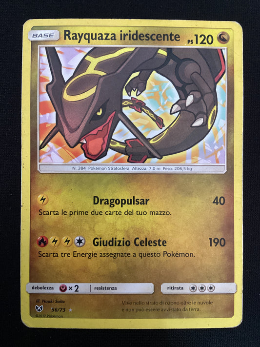 056-073 Rayquaza Iridescente SLG Leggende Iridescenti ITA POOR