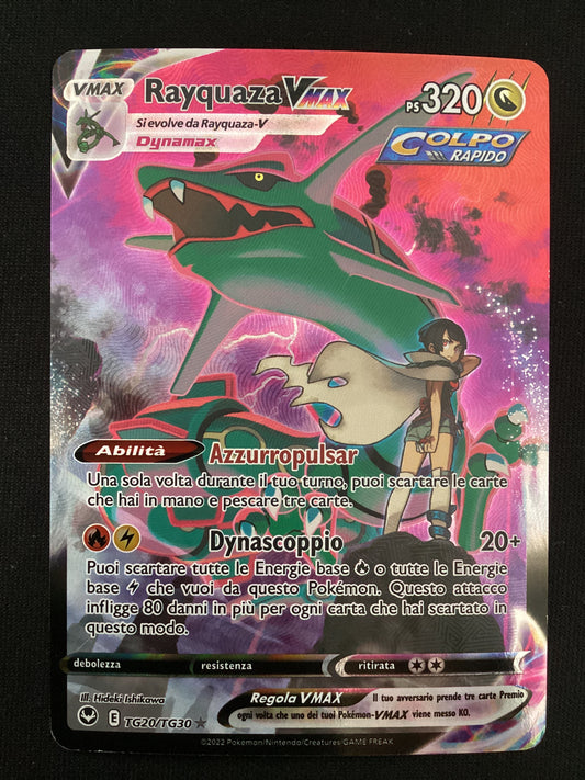 235-195 TG20-TG30 Rayquaza VMAX Trainer Gallery ITA NM