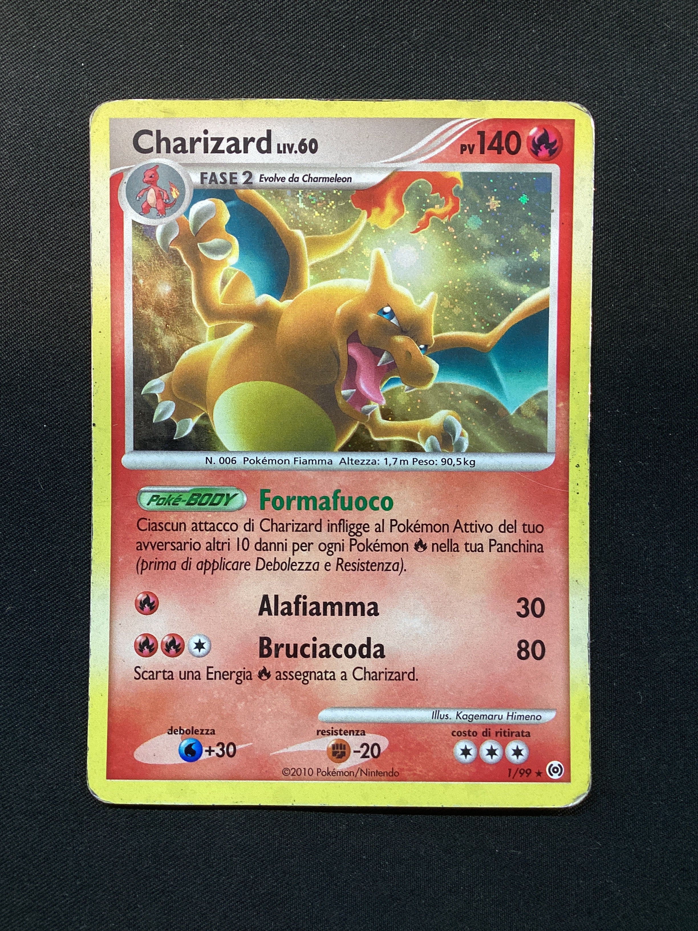 001-99 Charizard Lv.60 AR Arceus ITA POOR