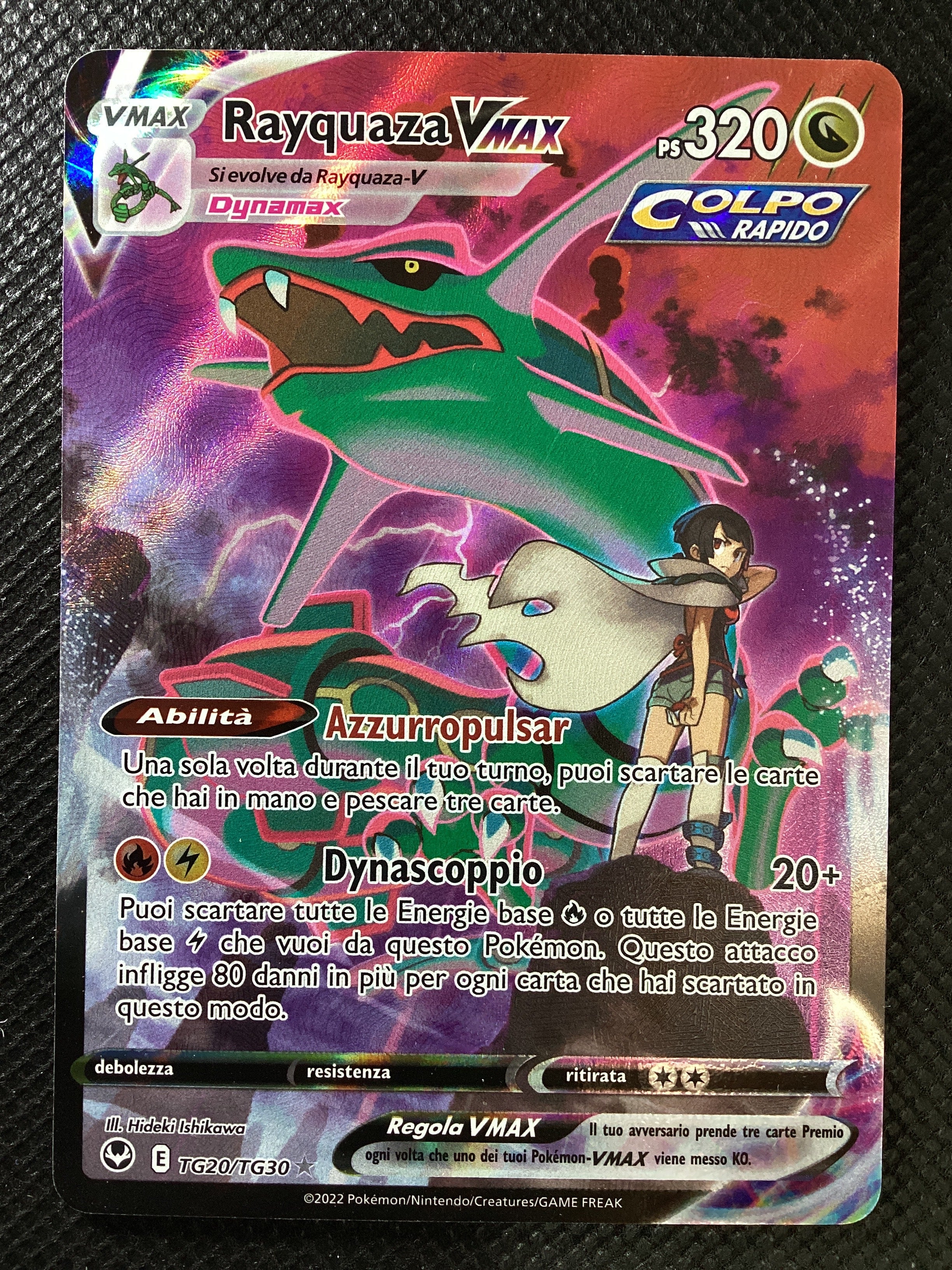 235-195 TG20-TG30 Rayquaza VMAX SIT Tempesta Argentata Trainer Gallery ITA NM