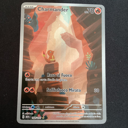 168-165 Charmander Illustrazione MEW 151  ITA NM