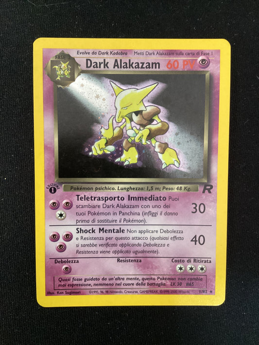 018-082 Dark Alakazam Rara Prima Edizione ITA NM