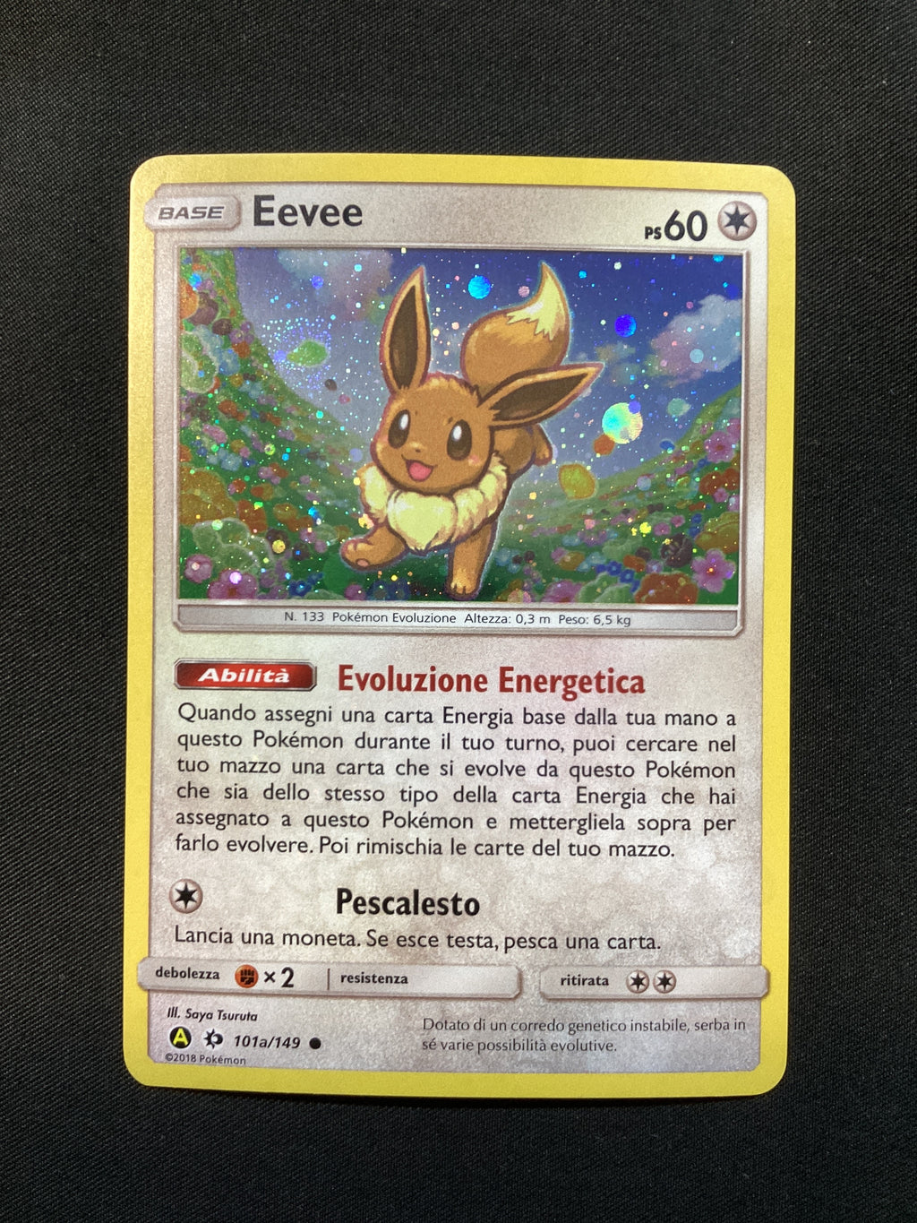 101a-149 Eevee Galaxy Holo SUM Sole e Luna ITA NM