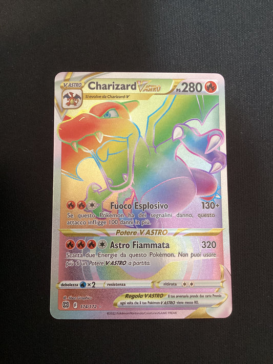 174-172 Charizard V Astro Rara Segreta BRS Astri Lucenti ITA NM