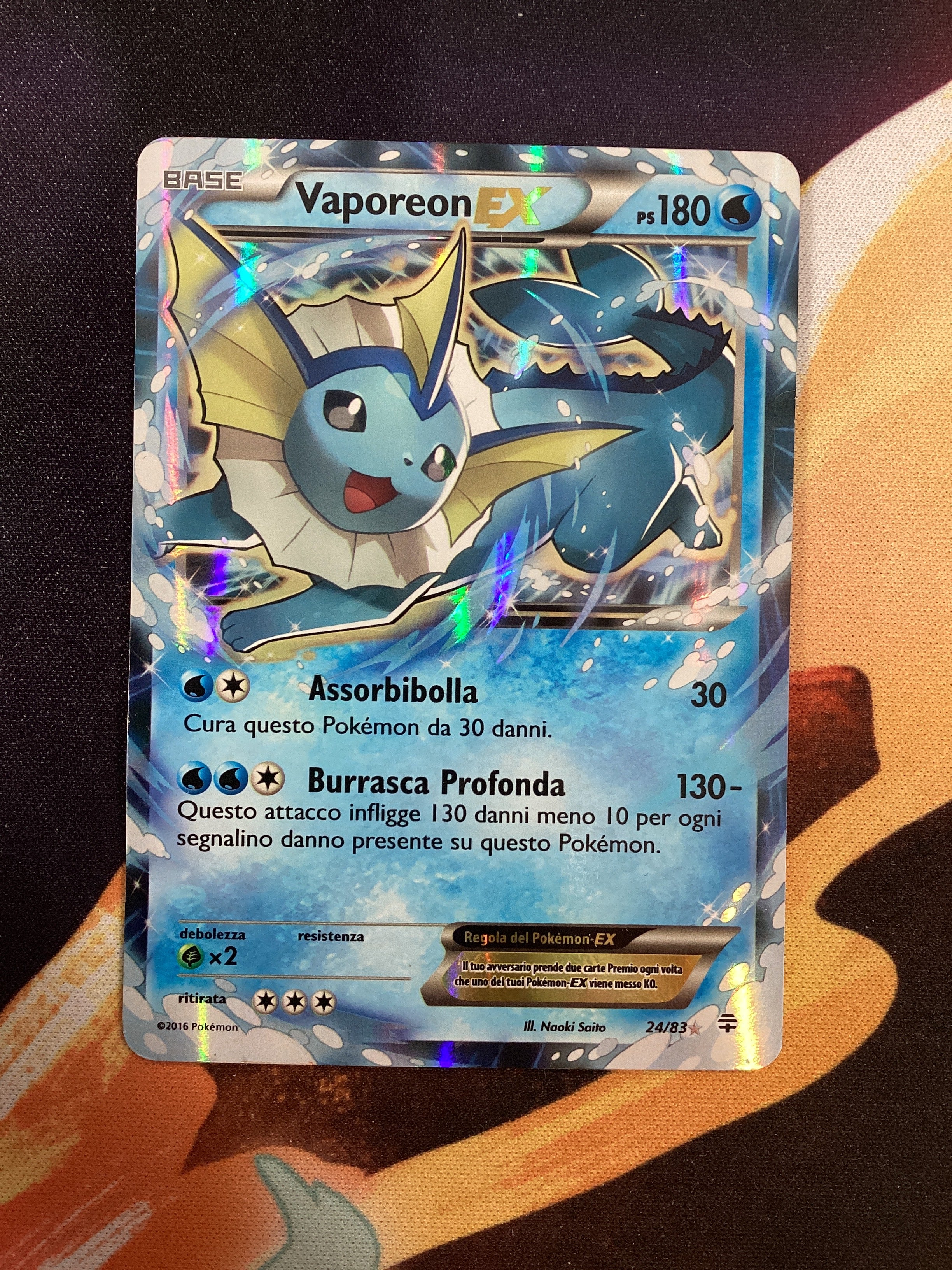 24-83 Vaporeon EX GEN Generazioni ITA GOOD