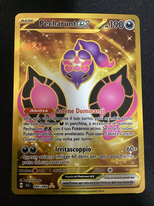 095-064 Pecharunt ex Gold Rara Segreta SFA Segreto Fiabesco ITA NM