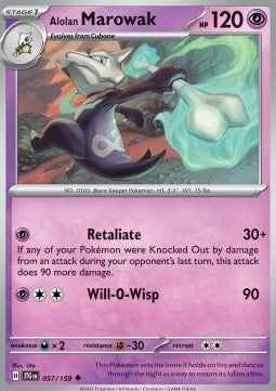Alolan Marowak⁣ - Journey Together⁣ (Uncommon)⁣ [057]