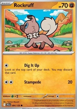 Rockruff⁣ - Journey Together⁣ (Common)⁣ [084]