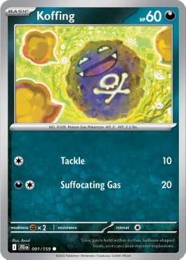 Koffing⁣ - Journey Together⁣ (Common)⁣ [091]