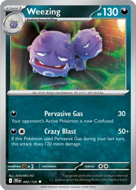 Weezing⁣ - Journey Together⁣ (Uncommon)⁣ [092]