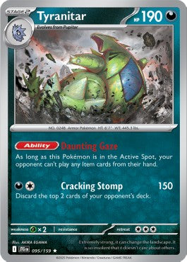 Tyranitar⁣ - Journey Together⁣ (Rare)⁣ [095]