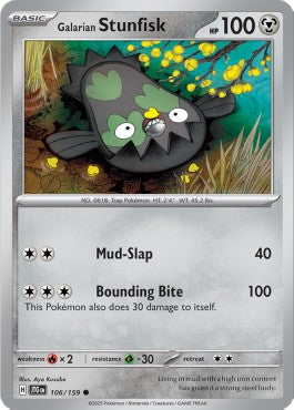 Galarian Stunfisk⁣ - Journey Together⁣ (Common)⁣ [106]