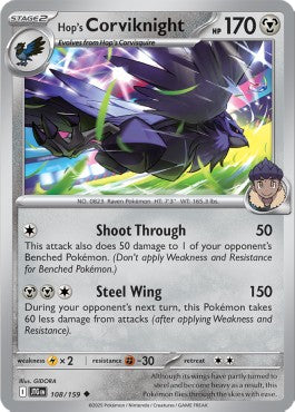 Hop's Corviknight⁣ - Journey Together⁣ (Uncommon)⁣ [108]