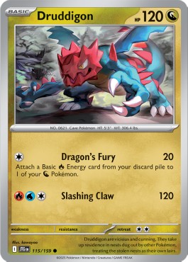 Druddigon⁣ - Journey Together⁣ (Common)⁣ [115]