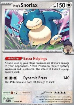 Hop's Snorlax⁣ - Journey Together⁣ (Rare)⁣ [117]