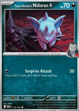 Team Rocket's Nidoran [F]⁣ - Destined Rivals⁣ (Common)⁣ [114]