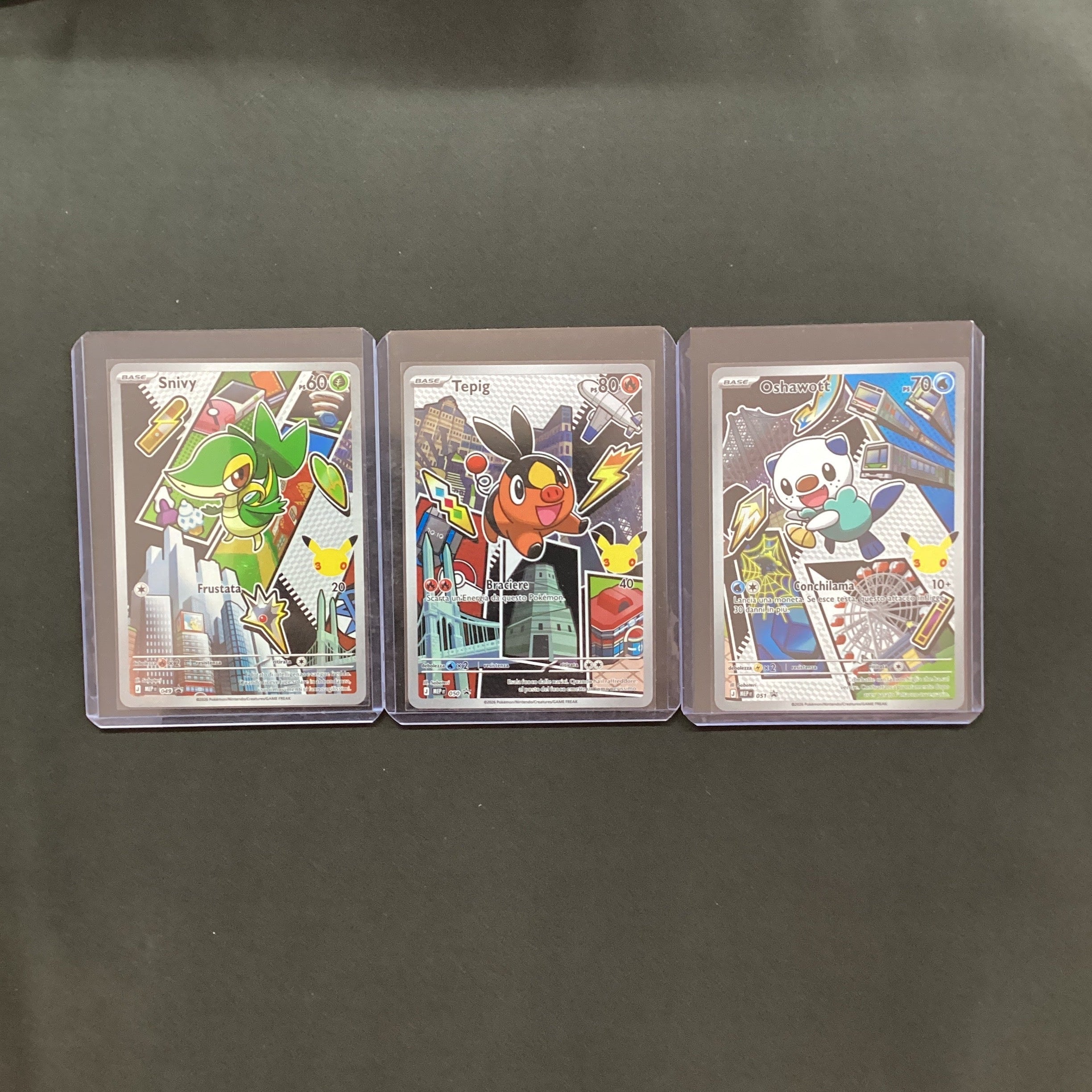 Pokémon Primi Compagni D’Avventura Volume 2 Set Starters Unima ITA NM
