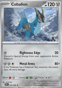 Cobalion⁣ - Black Bolt⁣ (Rare)⁣ [066]