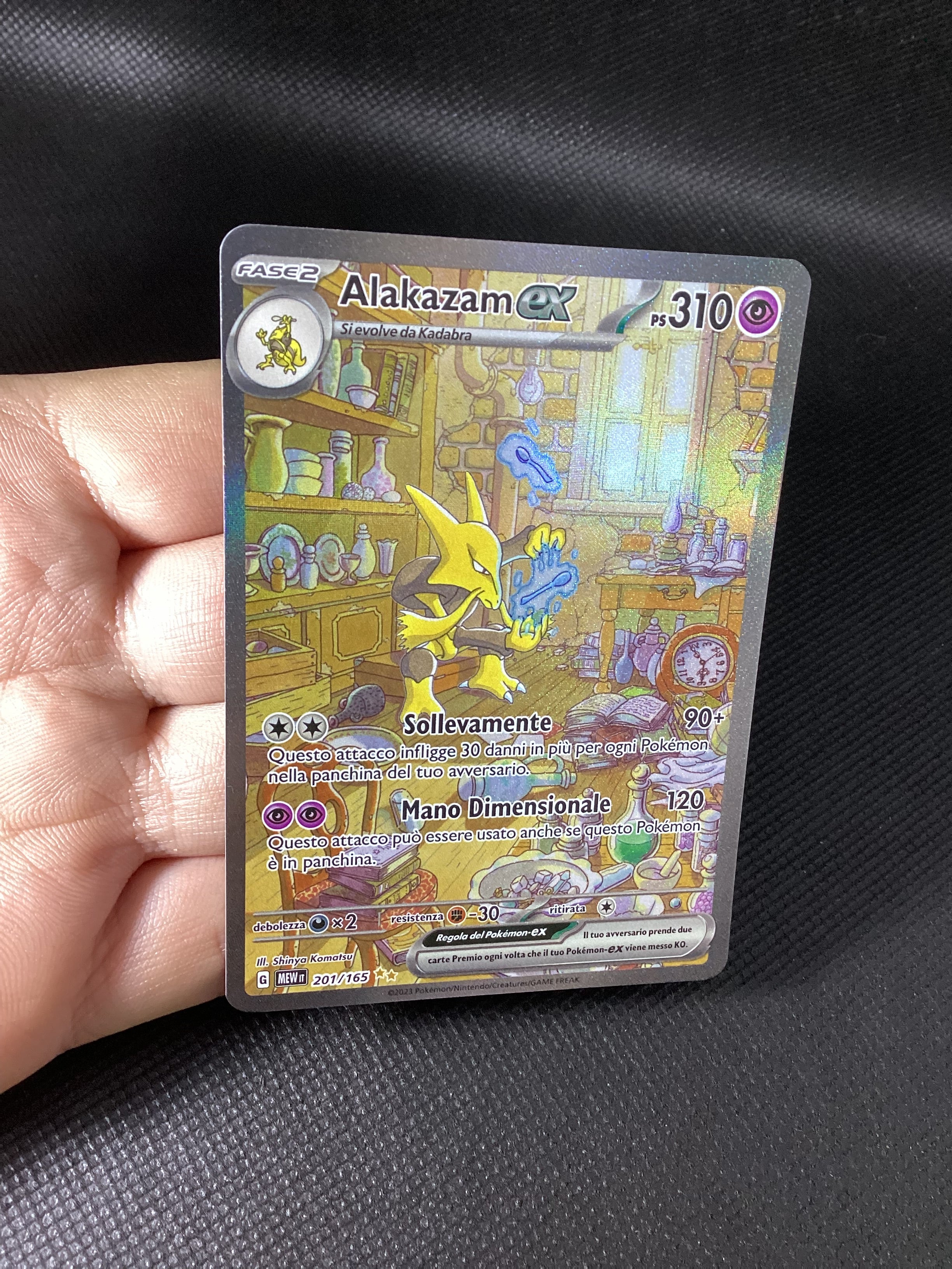 201-165 Alakazam ex Alternative Art MEW 151  ITA NM