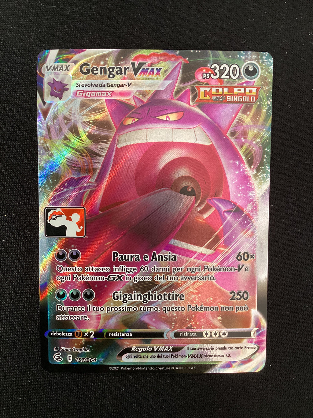 157-264 Gengar VMAX FST Colpo Fusione ITA NM