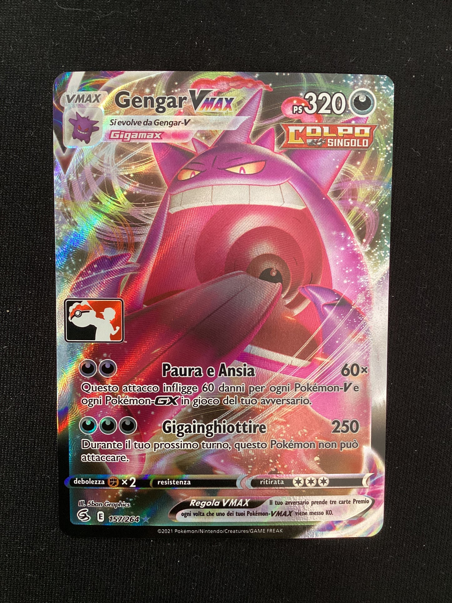 157-264 Gengar VMAX FST Colpo Fusione ITA NM