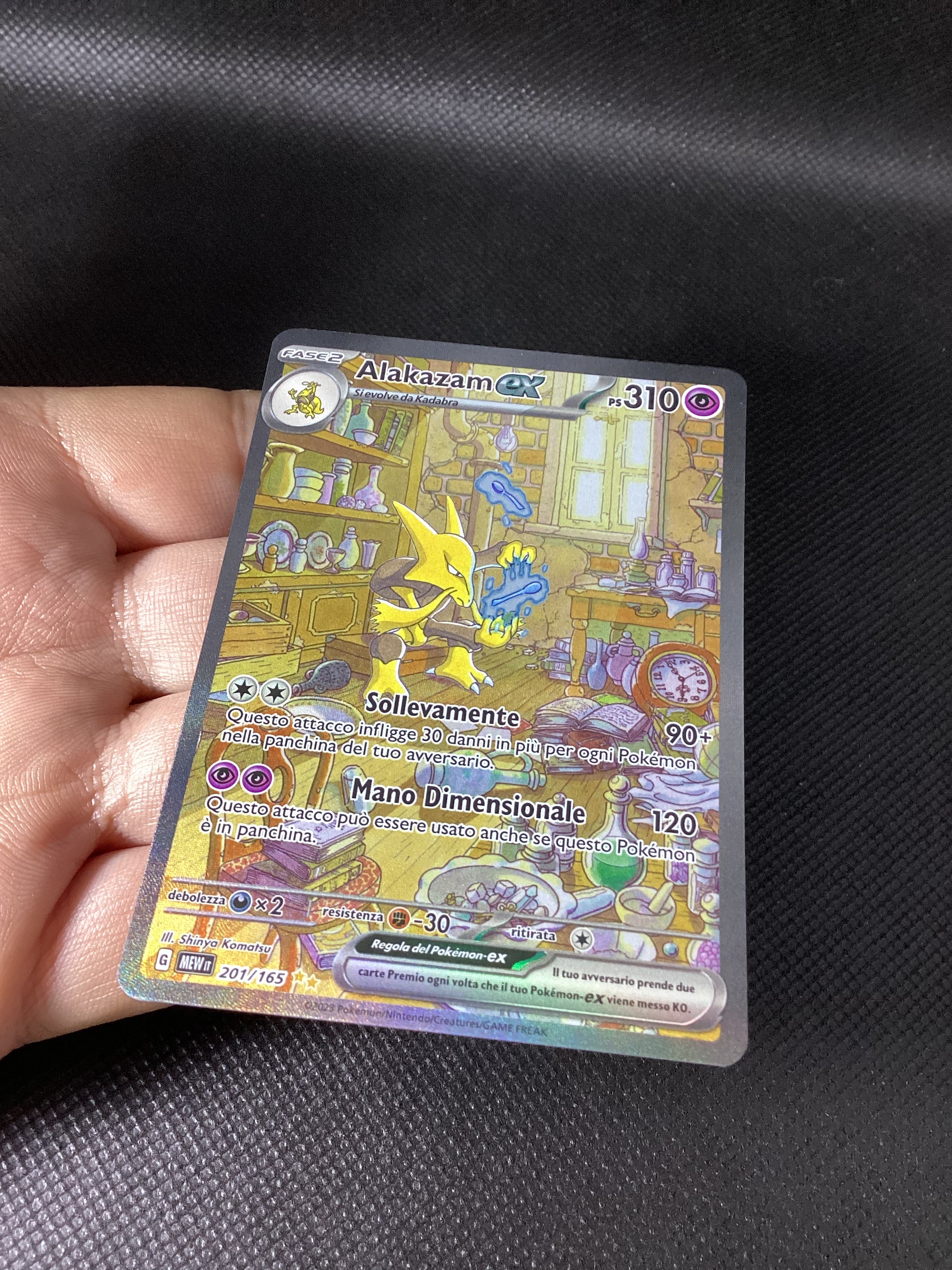 201-165 Alakazam ex Alternative Art MEW 151  ITA NM