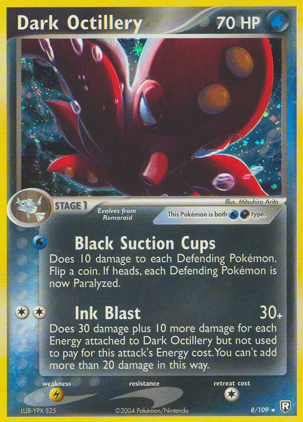 08-109 Dark Octillery Holo TRR EX Team Rocket Returns ENG GOOD