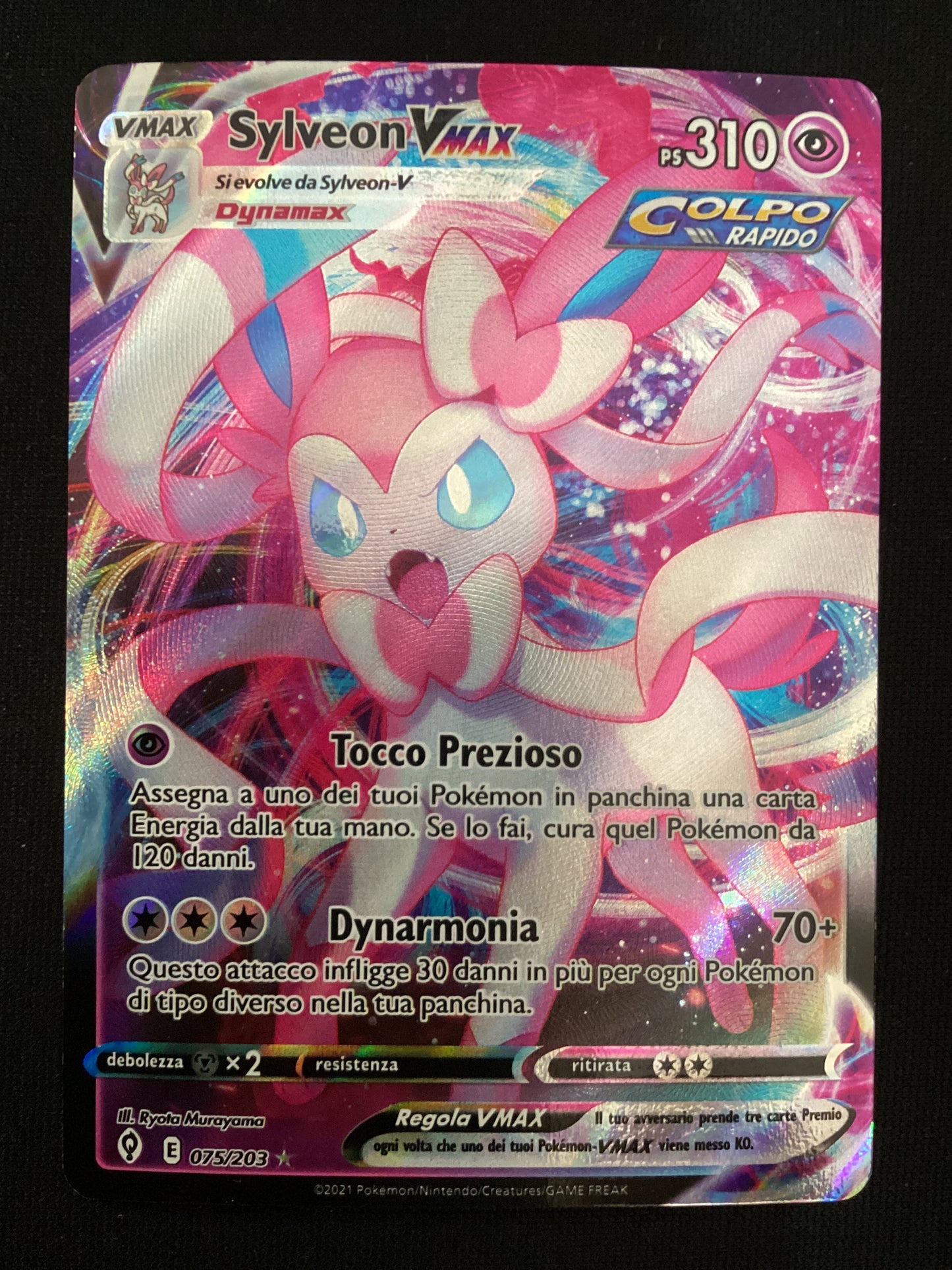 075-203 Sylveon VMAX EVS Evoluzioni Eteree ITA NM