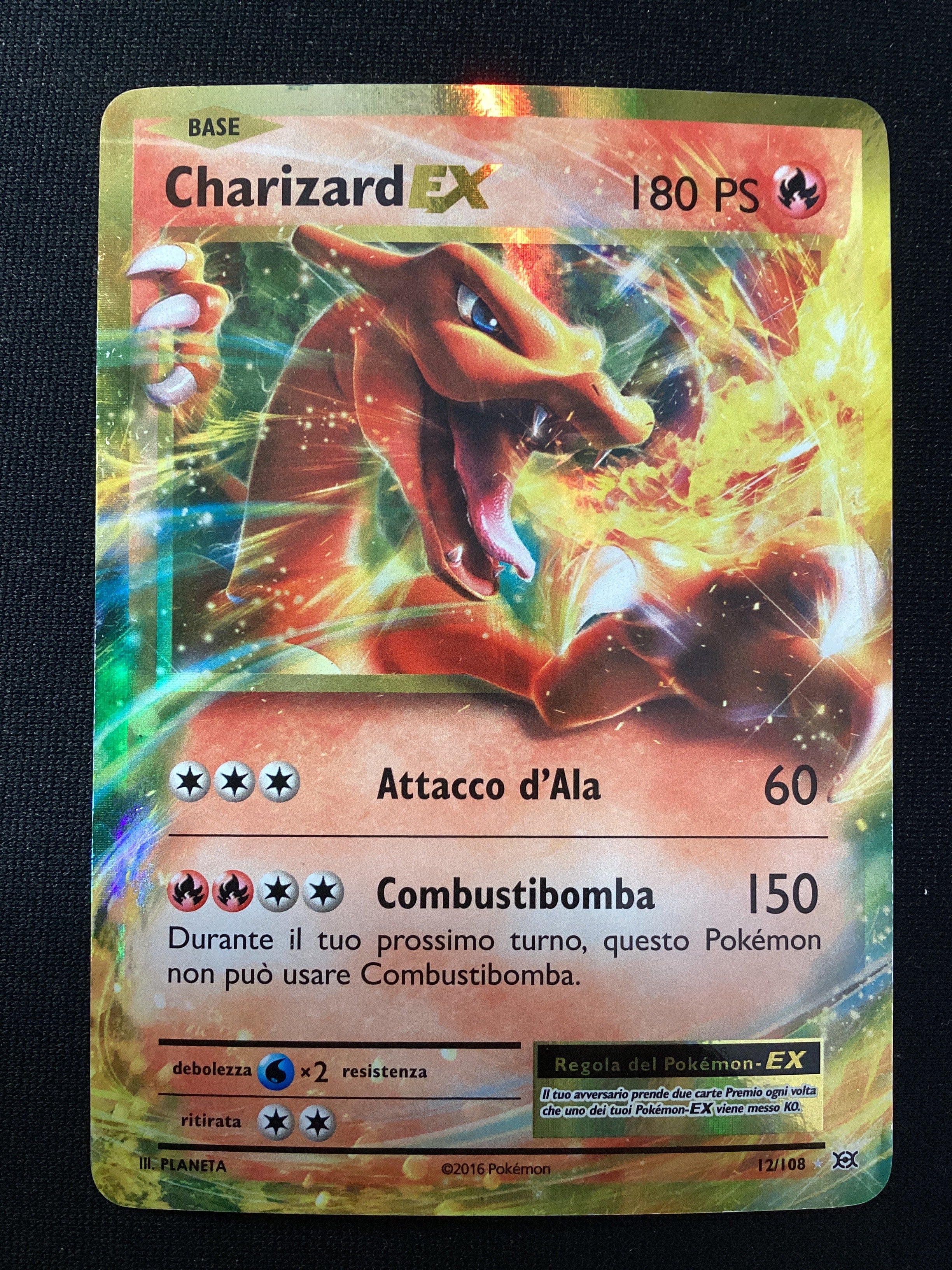 012-10 Charizard EX EVO Evoluzioni ITA EXCELLENT