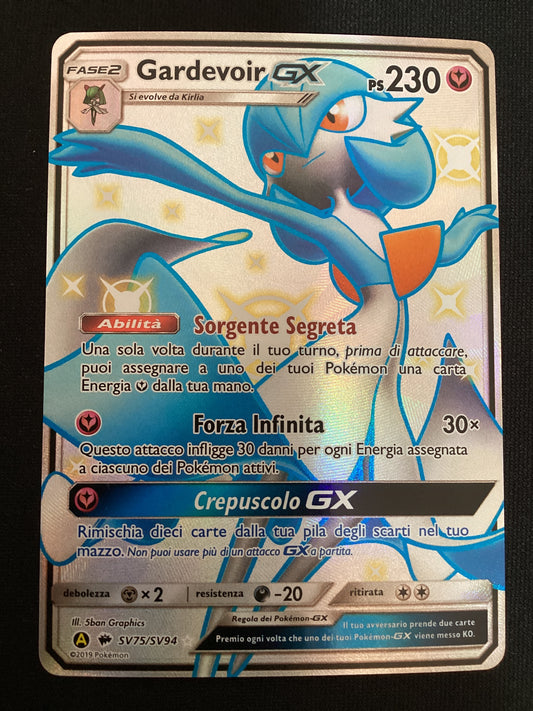 144-68 sv75-sv94 Gardevoir GX Ultra Shiny HIF Destino Sfuggente ITA EX (punti di pressione sul back)