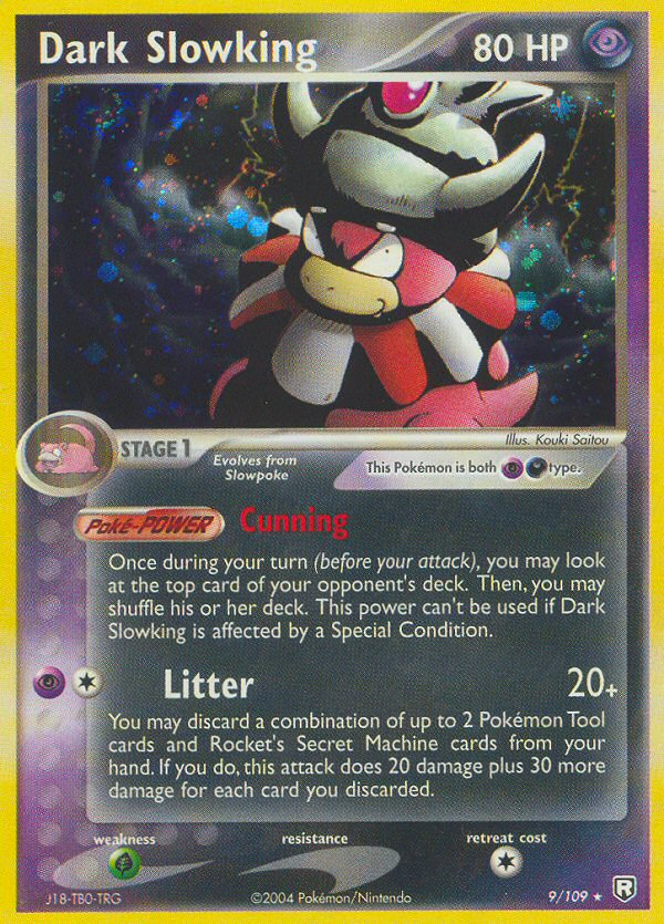 09-109 Dark Slowking Holo TRR EX Team Rocket Returns ENG GOOD