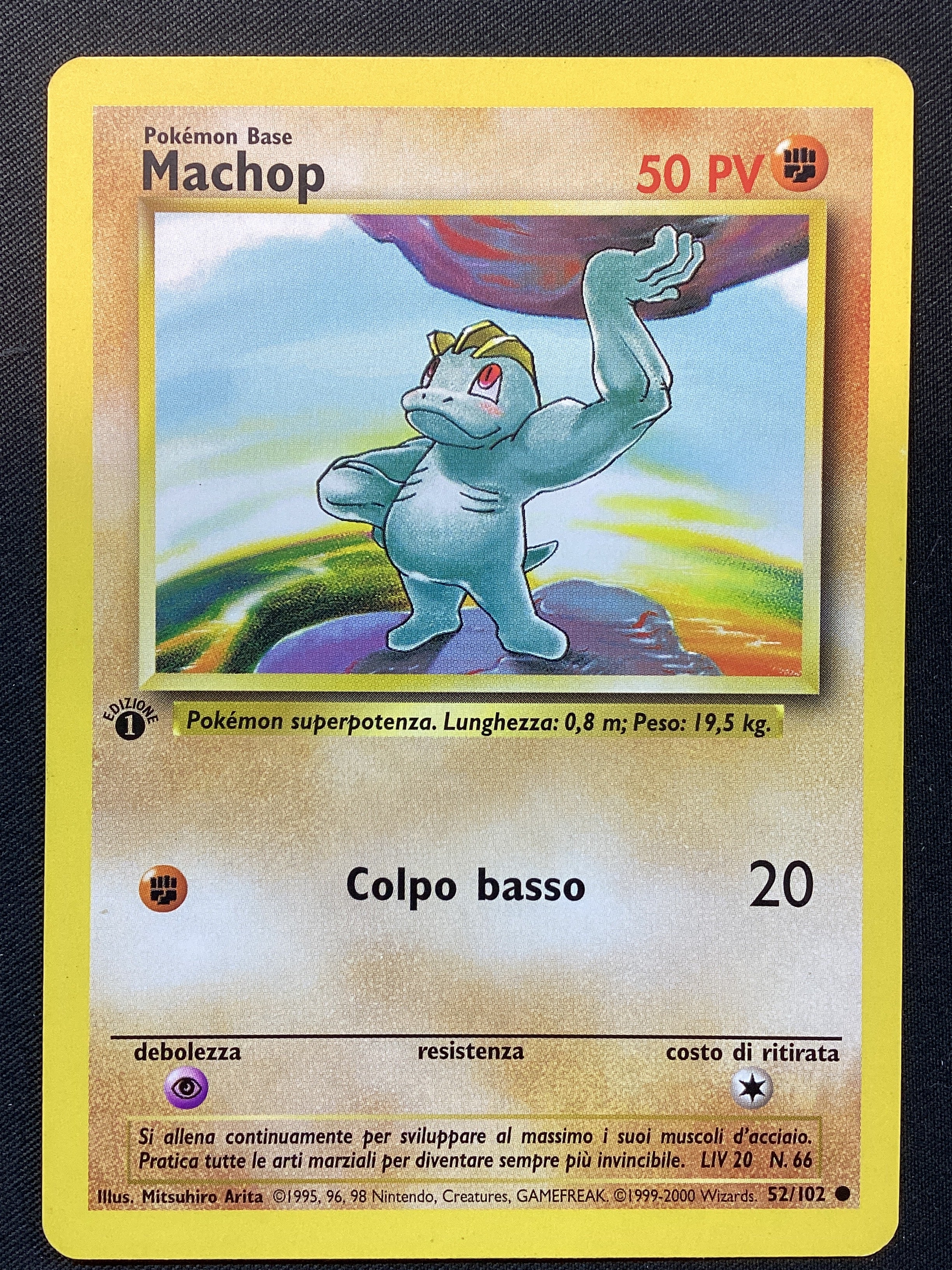 52-102 Machop Set Base Prima Edizione ITA NM