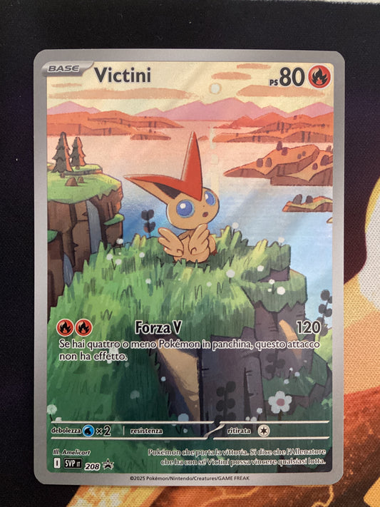 Promo SVP208 Victini Illustrazione Rara ITA NM