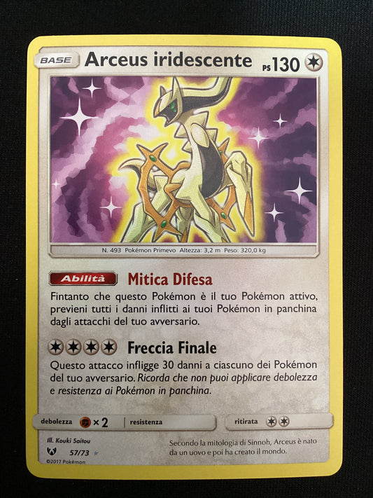 057-073 Arceus Iridescente SLG Leggende Iridescenti ITA NM