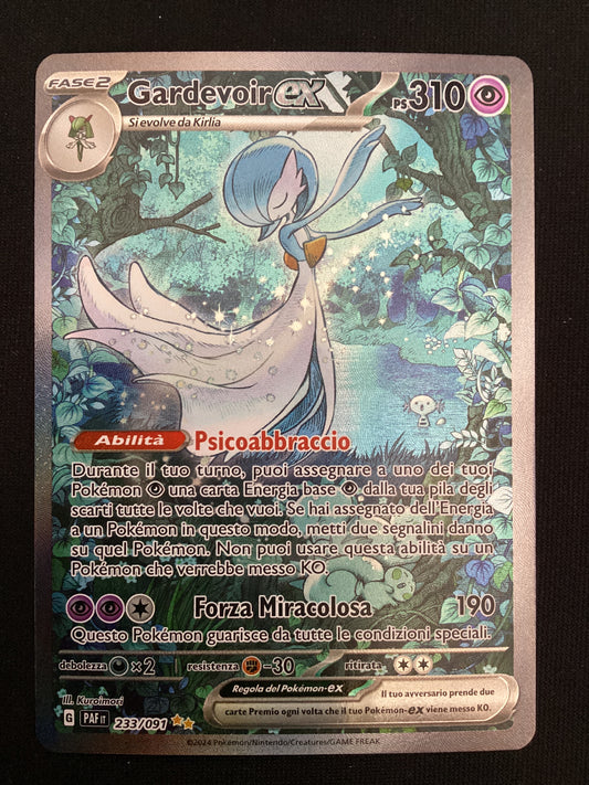 233-091 Gardevoir ex Ultrarara Shiny Alternative PAF Destino di Paldea  ITA NM