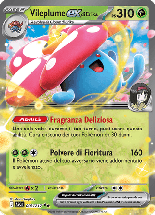 003-217 Vileplume ex di Erika ASC Ascesa Eroica ITA NM