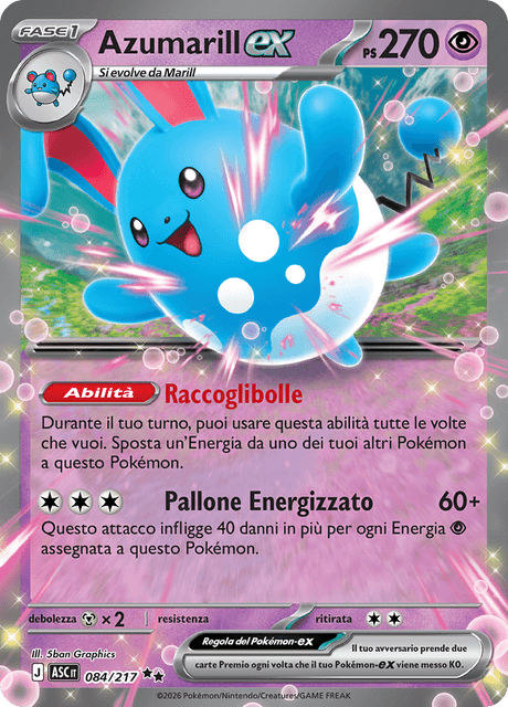 084-217 Azumarill-ex ASC Ascesa Eroica ITA NM