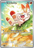 225-217 Scorbunny Illustrazione Rara ASC Ascesa Eroica ITA NM