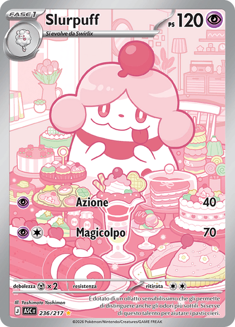 236-217 Slurpuff Illustrazione Rara ASC Ascesa Eroica ITA NM