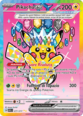 277-217 Pikachu ex Teracristal Alternative Art ASC Ascesa Eroica CRIMPED ITA NM